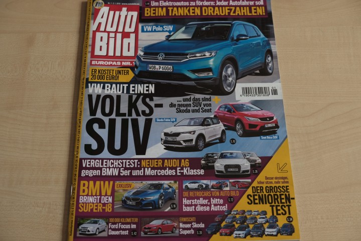 Deckblatt Auto Bild (01/2015)